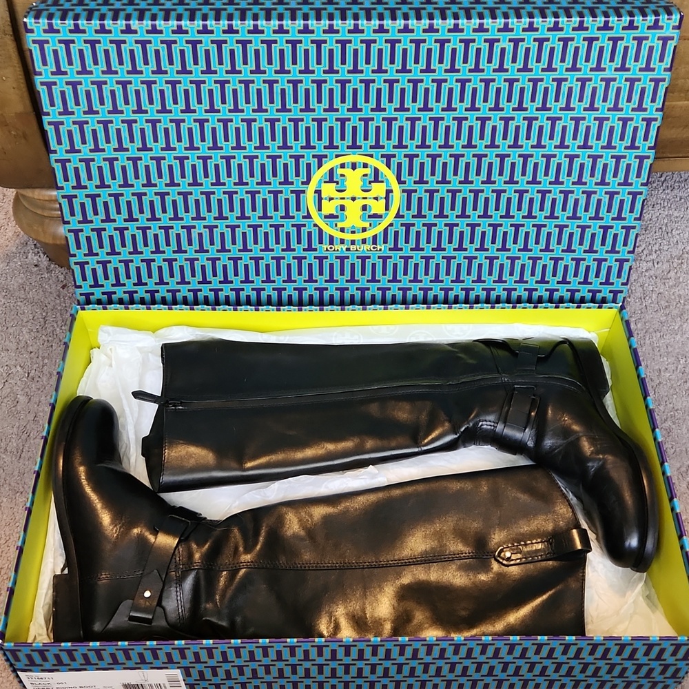 Tory Burch Derby Riding Boots